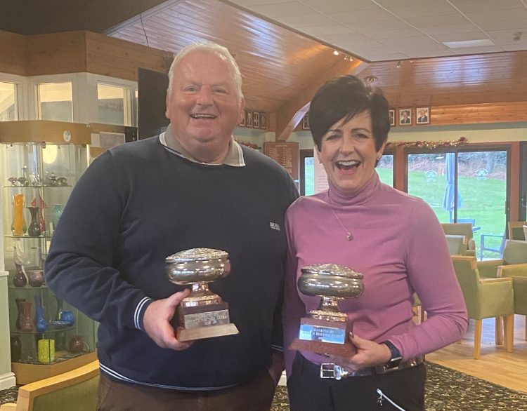 CAPTAINS TAKE THE TROPHY AT CHRISTMAS MIXED FOURSOMES IN SHANKLIN