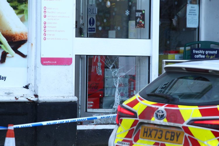 UPDATED: CORDON ERECTED AFTER BRICK PUT THROUGH SHOP WINDOW IN WROXALL
