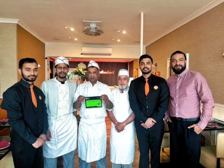 LONG-RUNNING RYDE TANDOORI CELEBRATES 5-STAR FOOD HYGIENE RATING