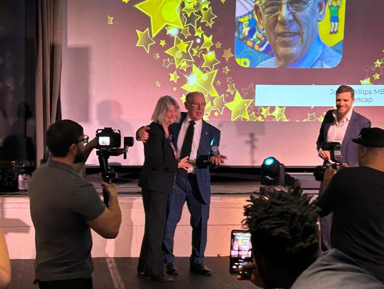 JOHN PHILLIPS MBE HONOURED AT INAUGURAL STARS OF LD AND AUTISM AWARDS