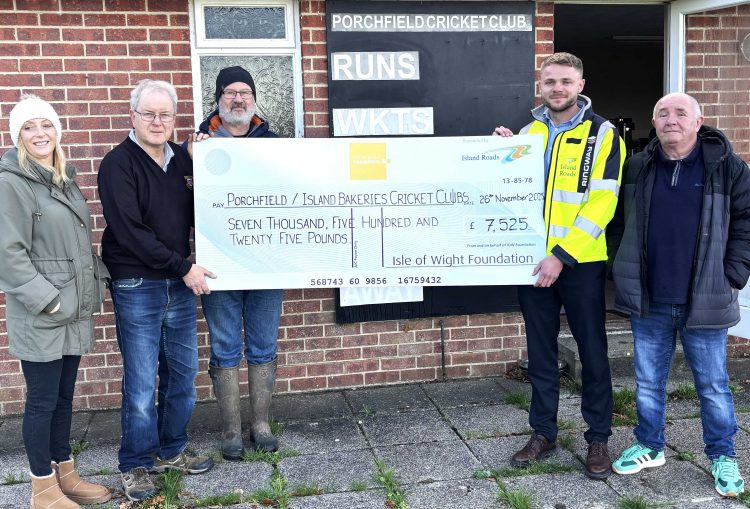 CRICKET CLUBS, WIGHTSAR AND AGE UK BENEFIT FROM IW FOUNDATION FUNDING