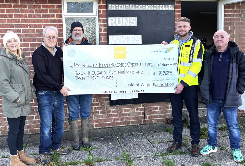 CRICKET CLUBS, WIGHTSAR AND AGE UK BENEFIT FROM IW FOUNDATION FUNDING