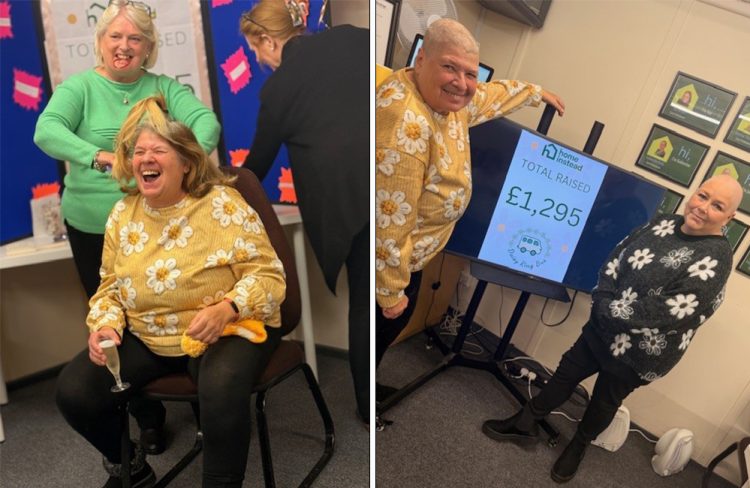 ISLE OF WIGHT CARER SHAVES HER HEAD TO SUPPORT DAISY RING BUS