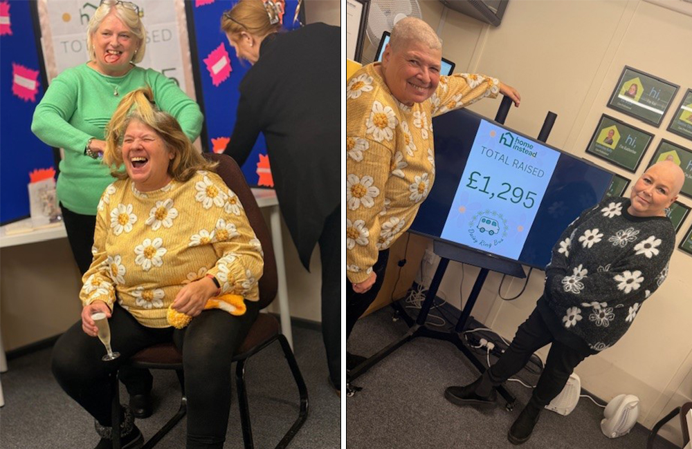 ISLE OF WIGHT CARER SHAVES HER HEAD TO SUPPORT DAISY RING BUS