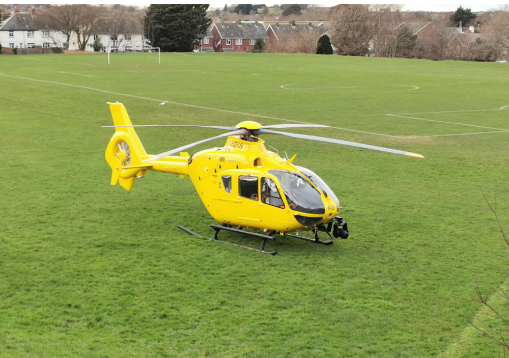 FLYING DOCTORS RESPOND TO MEDICAL EMERGENCY IN CENTRAL NEWPORT