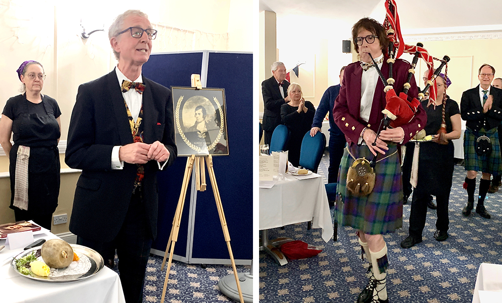 BURNS NIGHT CELEBRATED IN STYLE BY ISLE OF WIGHT CALEDONIAN SOCIETY IN COWES