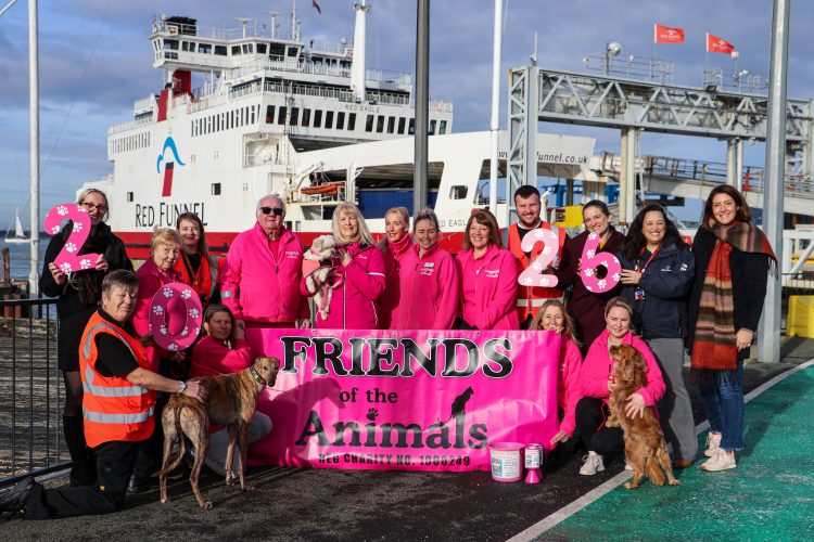 RED FUNNEL TO BACK FRIENDS OF THE ANIMALS IN YEAR-LONG FUNDRAISING DRIVE