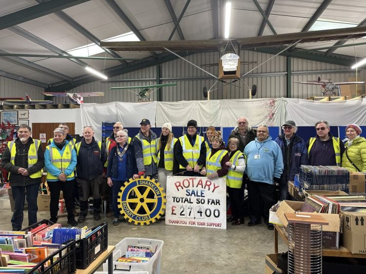 SHANKLIN ROTARY CLUB RAISES £29,400 AT JANUARY SALE DESPITE VENUE CHANGE