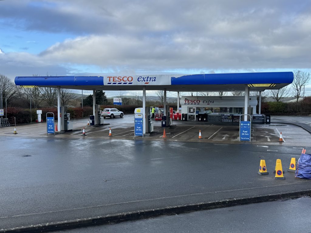 TescoPetrolStationClosed