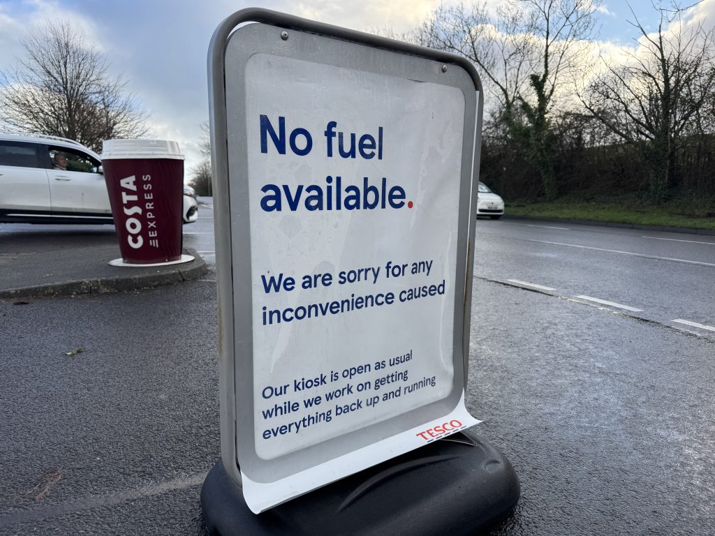 TescoPetrolStationClosed
