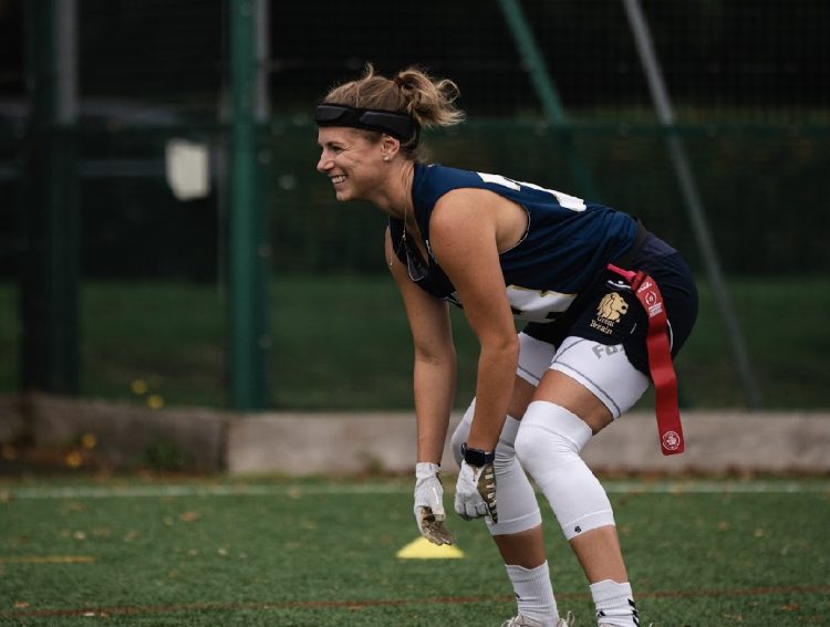 ISLE OF WIGHT ATHLETE LOTTIE PLAYS KEY ROLE IN GB FLAG FOOTBALL SUCCESS