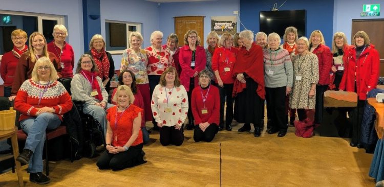 WI MEMBERS SEE RED IN SUPPORT OF CHILDREN’S HEART CHARITY