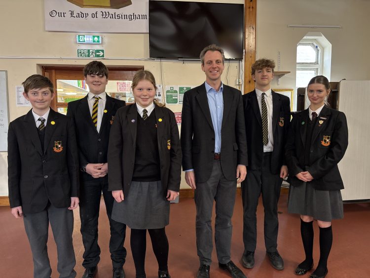 MP SPEAKS TO PRIORY SCHOOL PUPILS ABOUT POLITICS AND COMMUNITY CHALLENGES