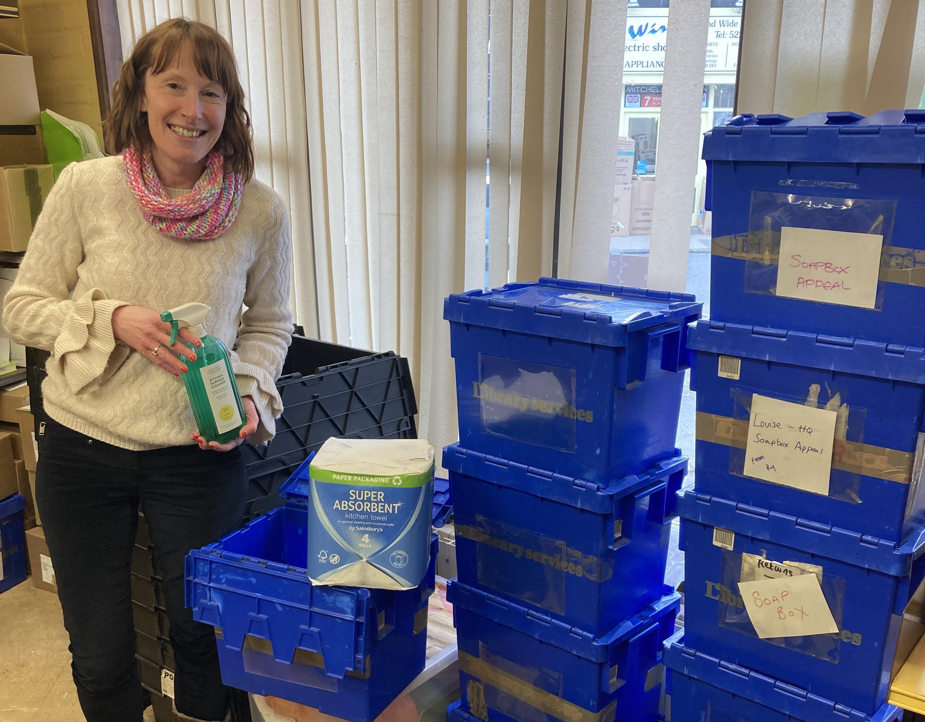 ISLANDERS FILL 40 BOXES FOR BBC RADIO SOLENT SOAPBOX APPEAL