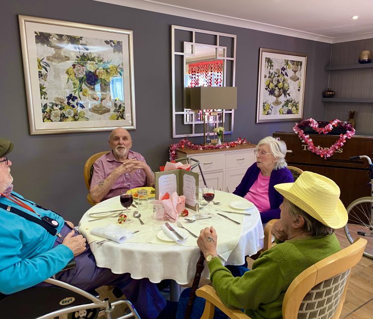 RESIDENTS CELEBRATE HEARTWARMING VALENTINE’S DAY AT ORCHARD HOUSE CARE HOME