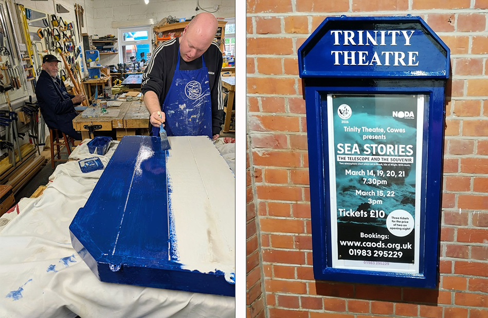 LOTTERY-FUNDED MEN’S SHED PROJECT GIVES TRINITY THEATRE A FRESH LOOK