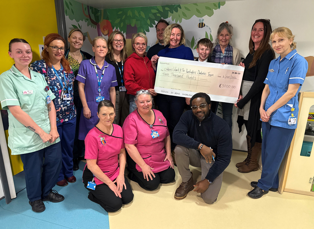 13-YEAR-OLD RAISES £3,000 FOR ST MARY’S AFTER TYPE 1 DIABETES DIAGNOSIS