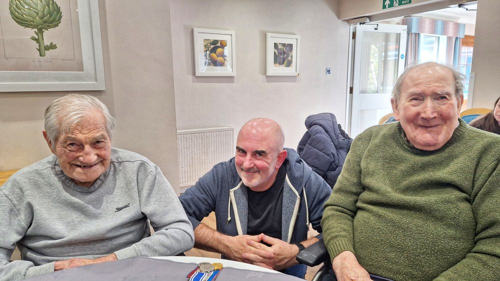 VECTA HOUSE WELCOMES SERVICEMEN FOR SPECIAL AFTERNOON OF SHARED MILITARY MEMORIES