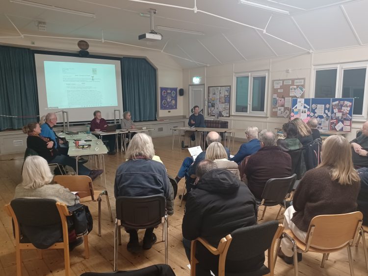 DEVELOPER DEFENDS CONTROVERSIAL GURNARD FIRE TRAINING SITE AT PUBLIC MEETING