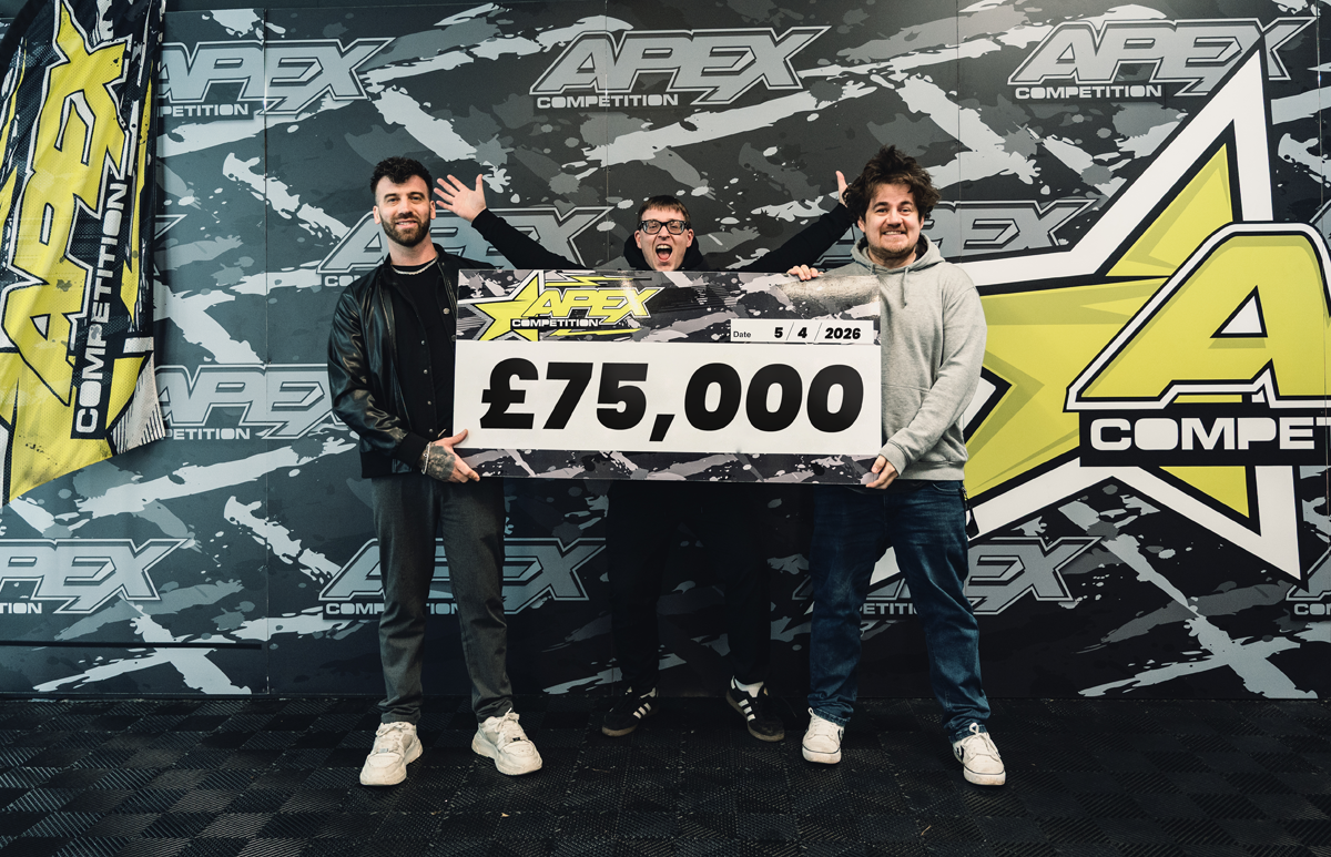 ISLAND-BASED APEX COMPETITION ANNOUNCES NEW £75,000 CASH DRAW