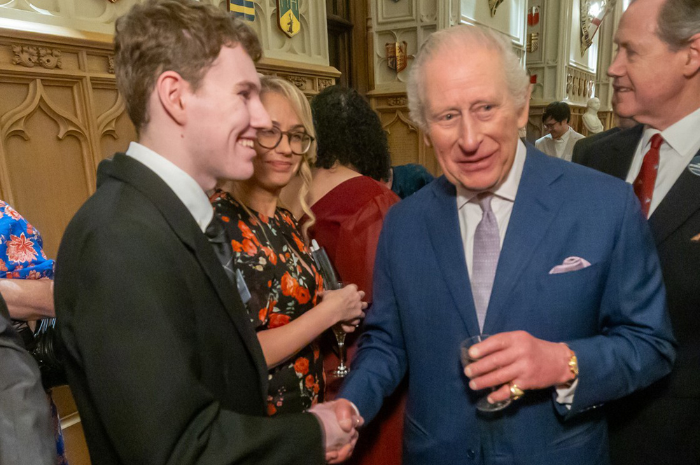 ISLE OF WIGHT YOUNG CARER JOINS KING AND QUEEN IN ROYAL RECEPTION AT WINDSOR