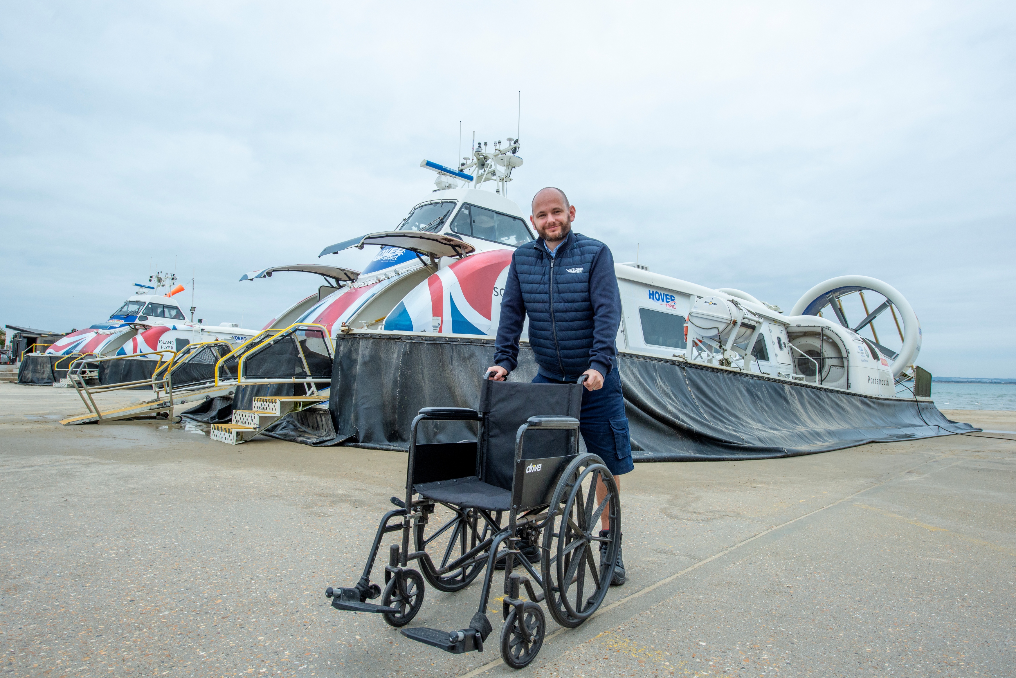 ISLE OF WIGHT CROSS-SOLENT OPERATOR CELEBRATES DISABLED ACCESS DAY