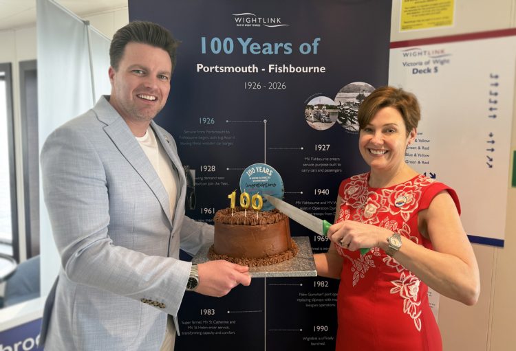 WIGHTLINK’S FISHBOURNE-PORTSMOUTH CROSSING CELEBRATES 100 YEARS OF SERVICE