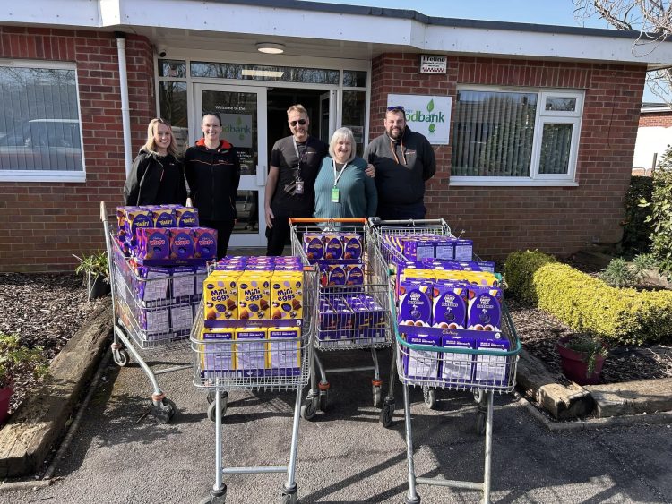 ISLAND FIRM ICRTOUCH DONATES 250 EASTER EGGS TO ISLE OF WIGHT FOODBANK