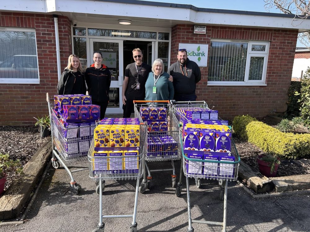ISLAND FIRM ICRTOUCH DONATES 250 EASTER EGGS TO ISLE OF WIGHT FOODBANK