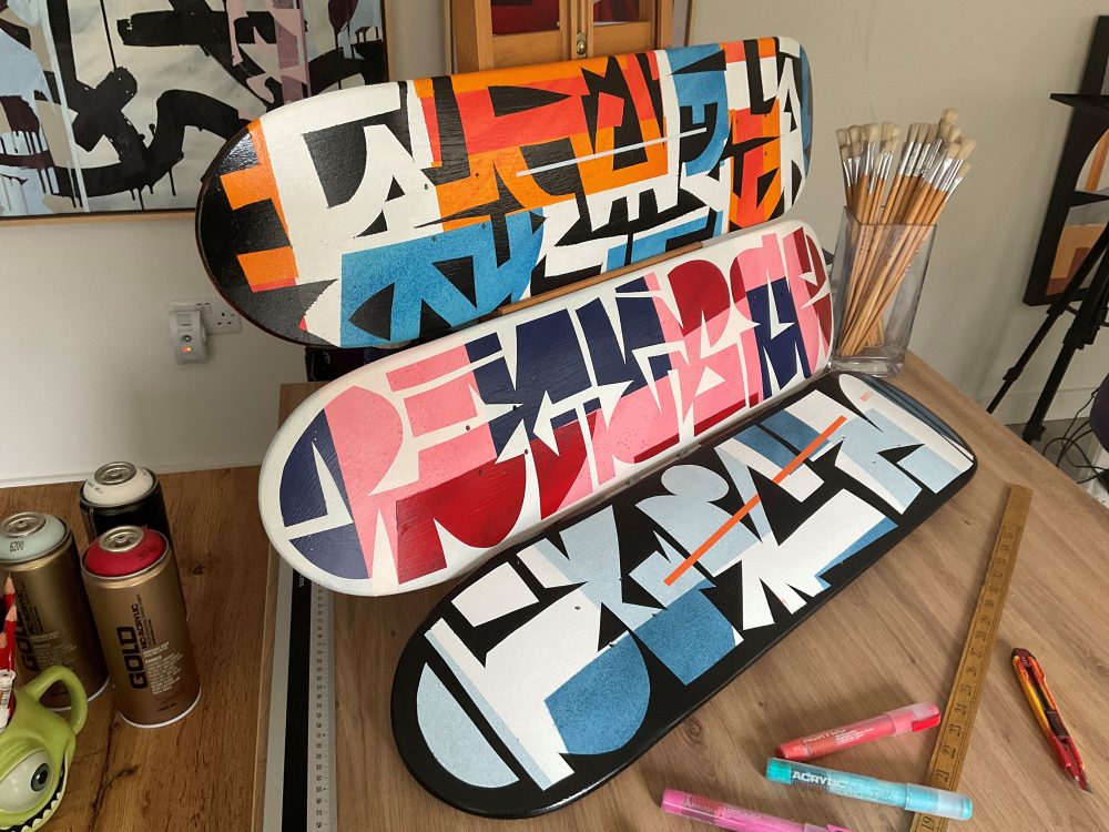 ARTISTS TRANSFORM SKATEBOARDS TO SUPPORT FRESHWATER SKATEPARK FUNDRAISER