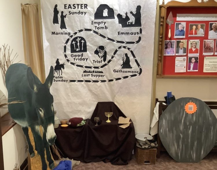 SHANKLIN UNITED REFORMED CHURCH MARKS EASTER WITH SPECIAL DISPLAY