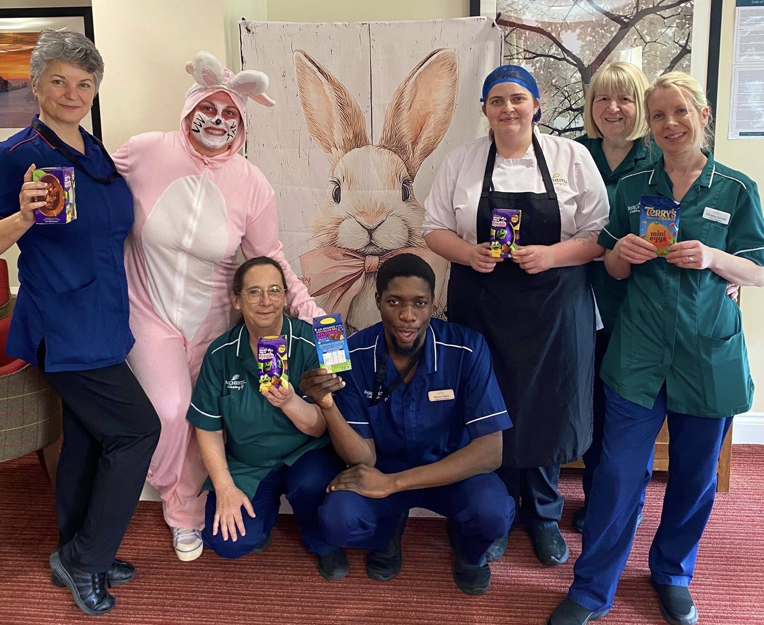 RESIDENTS TREATED TO SPECIAL EASTER WEEKEND AT ORCHARD HOUSE