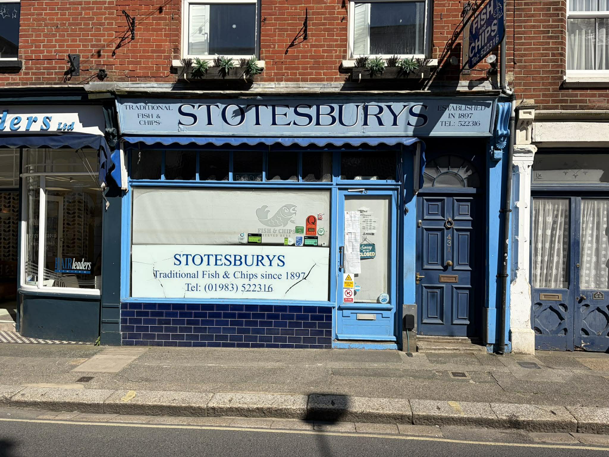 UNCERTAINTY FOR 130-YEAR-OLD CHIP SHOP AS STOTESBURYS IN NEWPORT IS REPOSSESSED