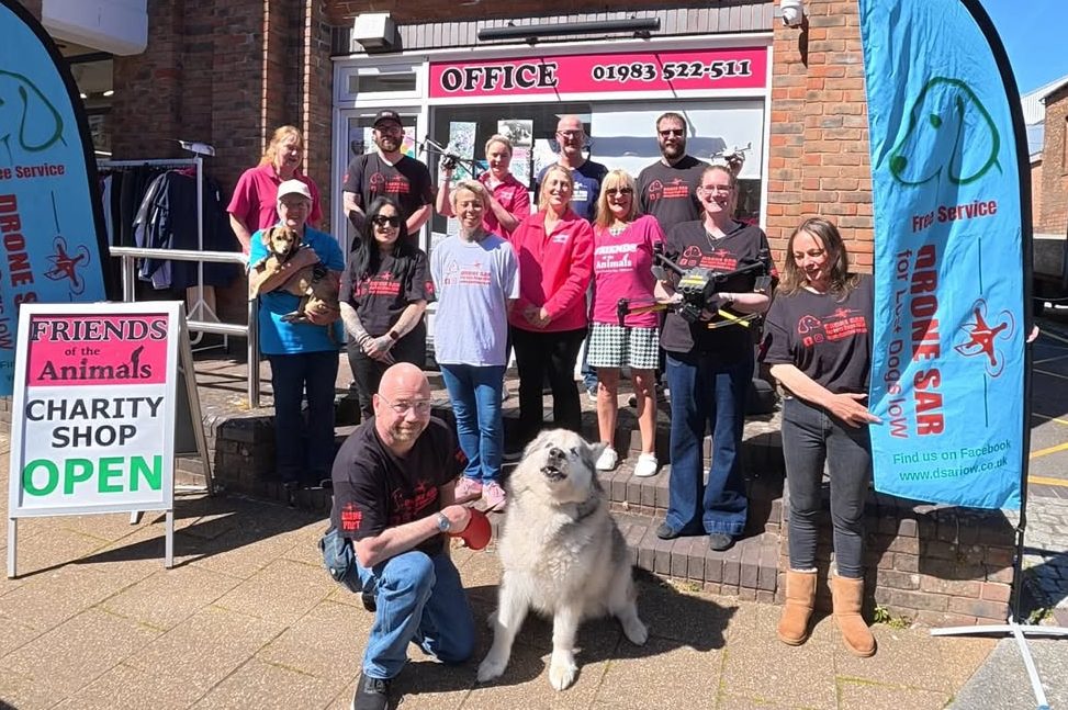 ‘SCAMPY’ THE DRONE TO HELP REUNITE LOST DOGS WITH OWNERS ON THE ISLE OF WIGHT