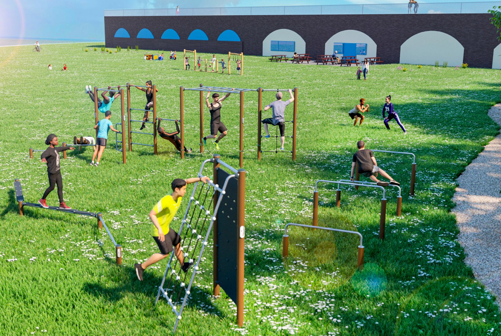 NEW PLAY AND FITNESS ZONE FOR WEST WIGHT’S FORT VICTORIA COUNTRY PARK