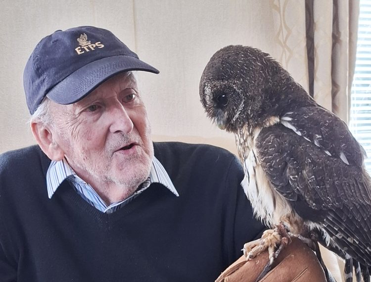 OWL ENCOUNTER MAKES LIFELONG WISH COME TRUE FOR ISLE OF WIGHT’S BARRY