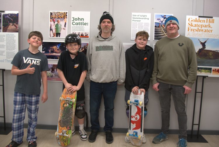 SKATE DECK AUCTION LAUNCH DRAWS CROWDS AND BOOSTS FRESHWATER SKATEPARK PLANS