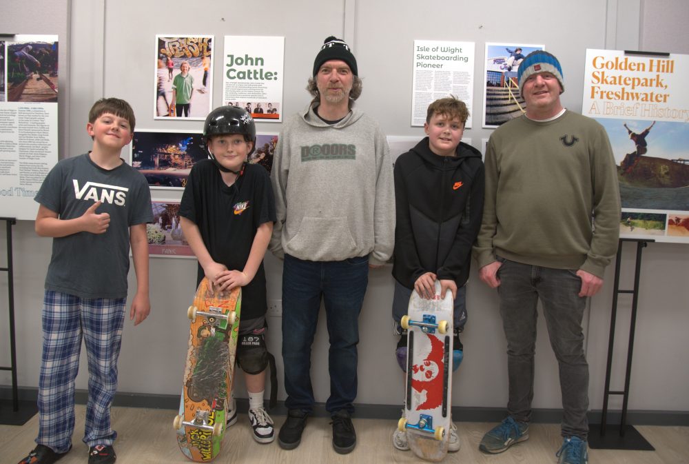 SKATE DECK AUCTION LAUNCH DRAWS CROWDS AND BOOSTS FRESHWATER SKATEPARK PLANS