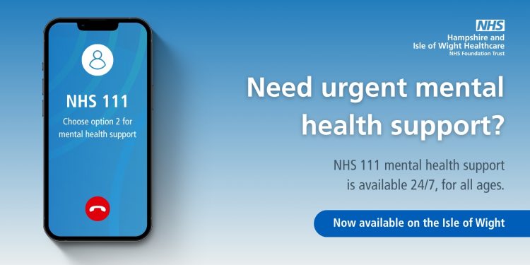 EASIER ACCESS TO MENTAL HEALTH HELP WITH NHS 111 ‘OPTION 2’ INTRODUCED