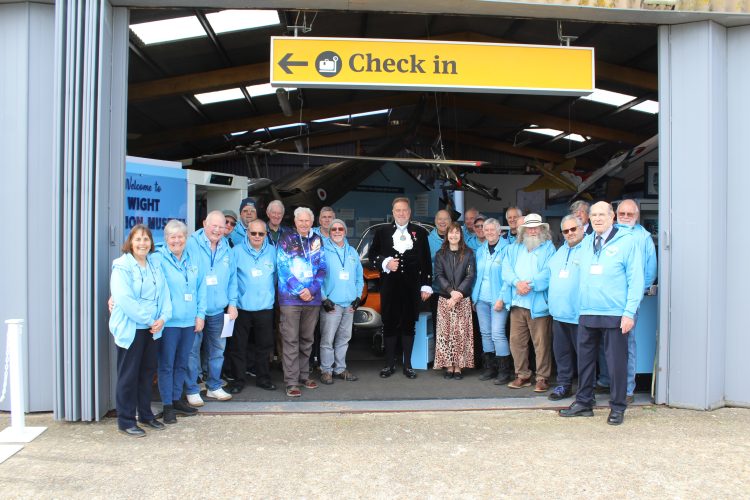 HIGH SHERIFF ‘SPEECHLESS’ AFTER FIRST OFFICIAL VISIT TO WIGHT AVIATION MUSEUM