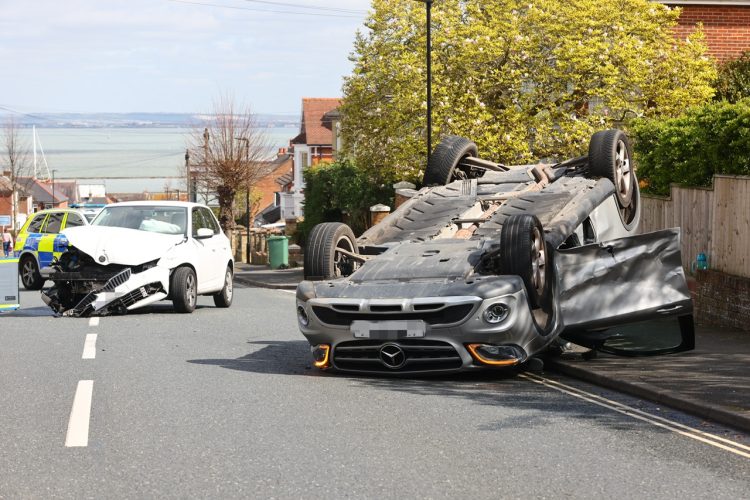 UPDATED: CAR ON ROOF SPARKS MAJOR EMERGENCY RESPONSE IN COWES