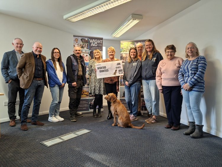 WIGHTAID HANDS OVER MORE THAN £13,000 TO ISLE OF WIGHT PROJECTS