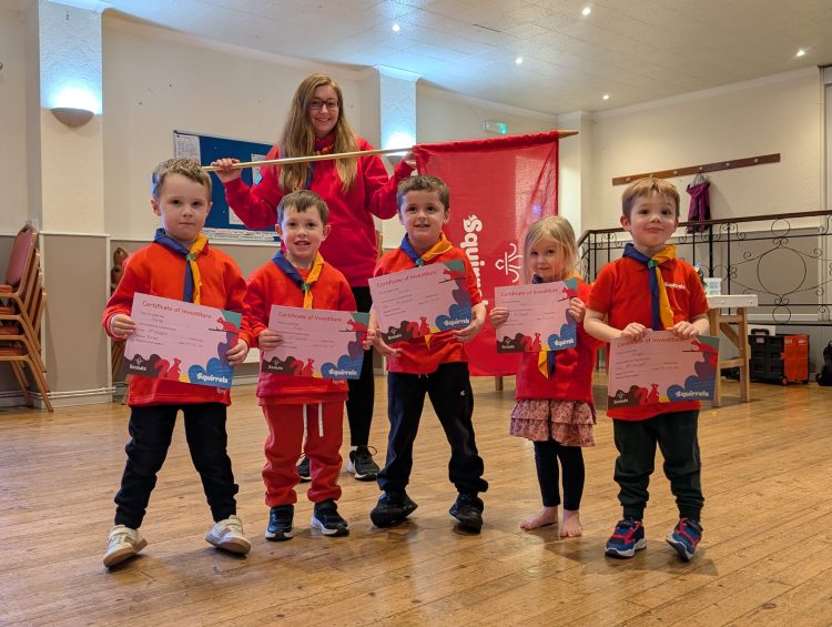 ISLE OF WIGHT SCOUTING MILESTONE AS SIXTH SQUIRREL DREY LAUNCHES