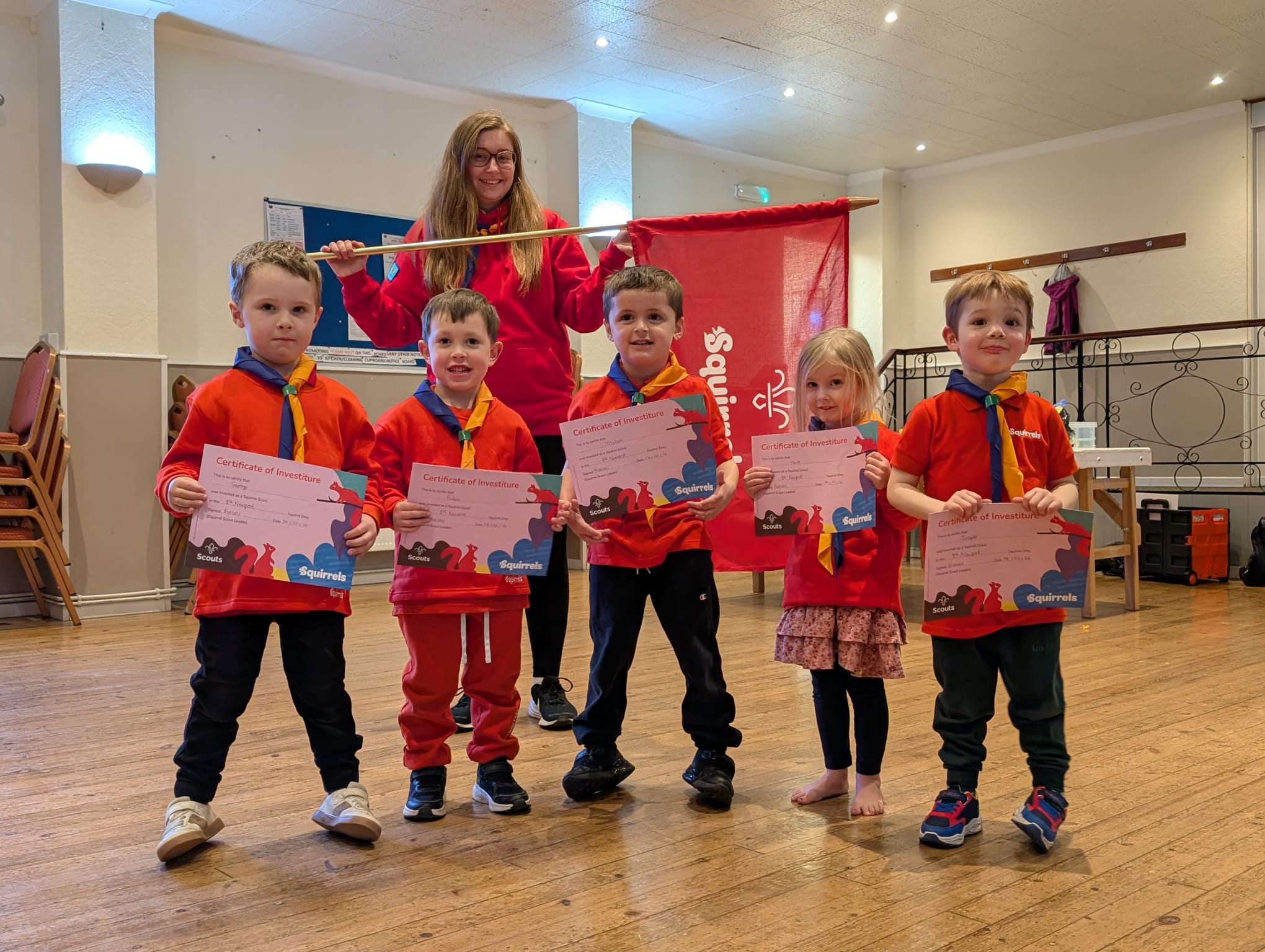 ISLE OF WIGHT SCOUTING MILESTONE AS SIXTH SQUIRREL DREY LAUNCHES
