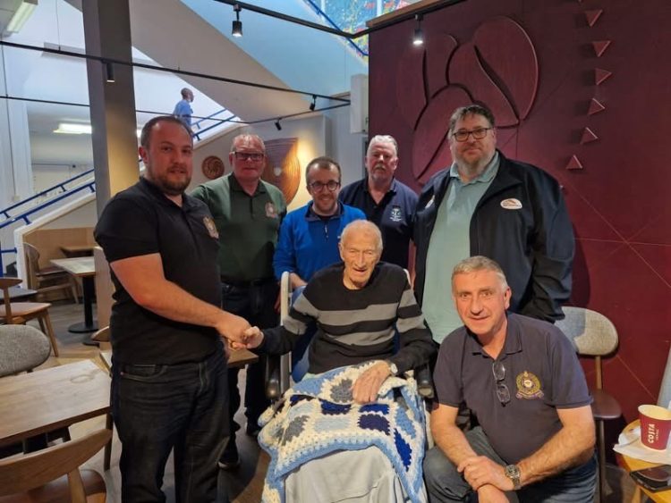 FREEMASONS HONOUR 100-YEAR-OLD D-DAY AND ARCTIC CONVOY VETERAN