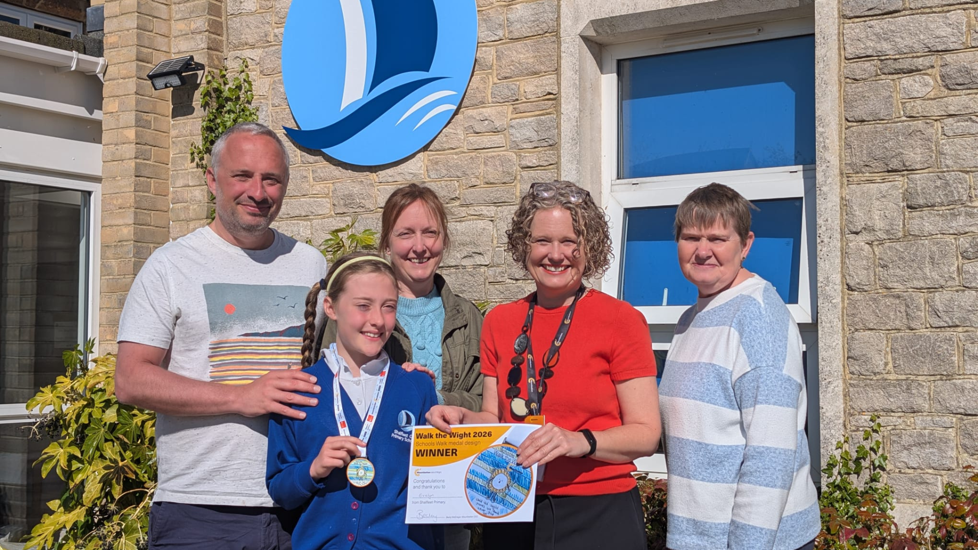 10-YEAR-OLD’S DESIGN CHOSEN FOR WALK THE WIGHT MEDALS IN MILESTONE YEAR