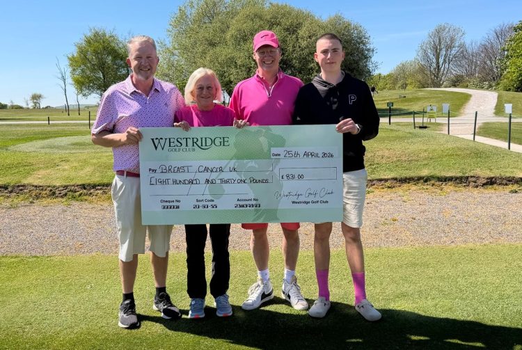 CAPTAINS LEAD THE WAY AS WESTRIDGE PINK DAY RAISES £831 FOR CHARITY