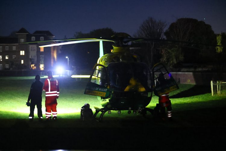 UPDATED: NIGHT TIME MISSION FOR AIR AMBULANCE AMID EMERGENCY IN RYDE TOWN