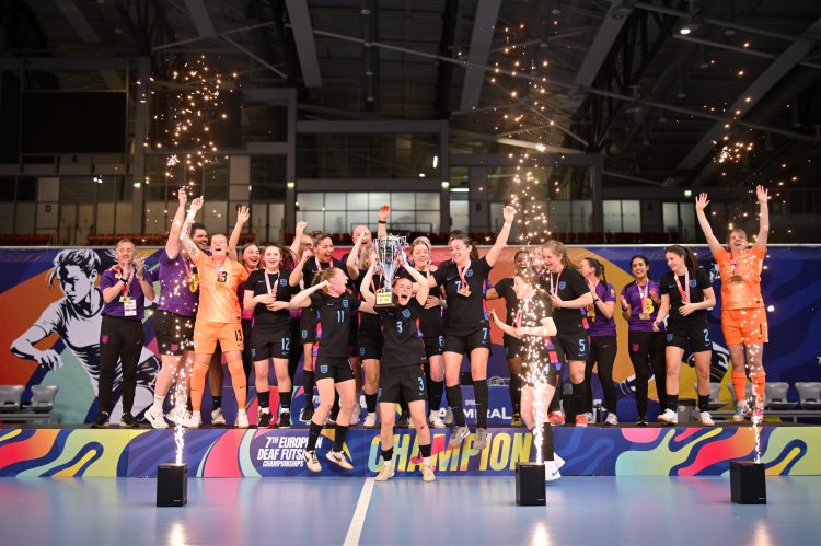 ISLE OF WIGHT’S LUCY SCHOLES CROWNED EUROPEAN CHAMPION WITH ENGLAND DEAF FUTSAL TEAM
