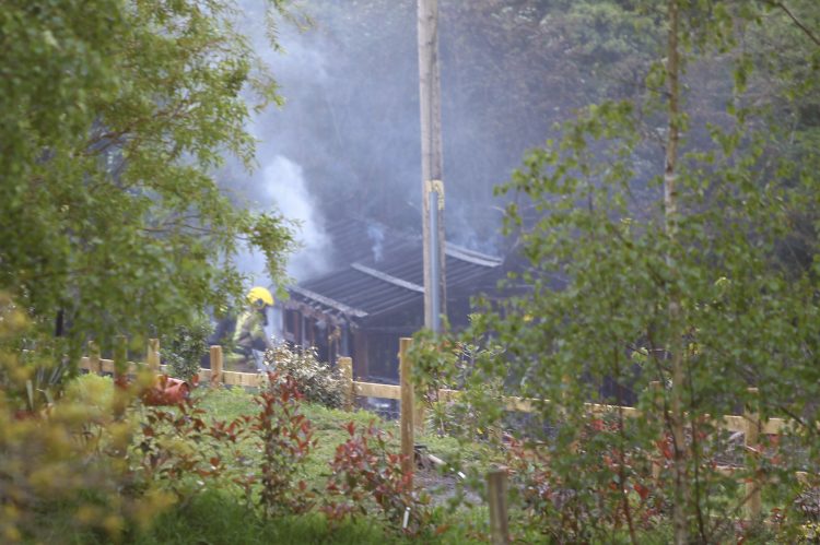 OUTBUILDING FIRE LEADS TO EMERGENCY SERVICE RESPONSE IN NEWPORT